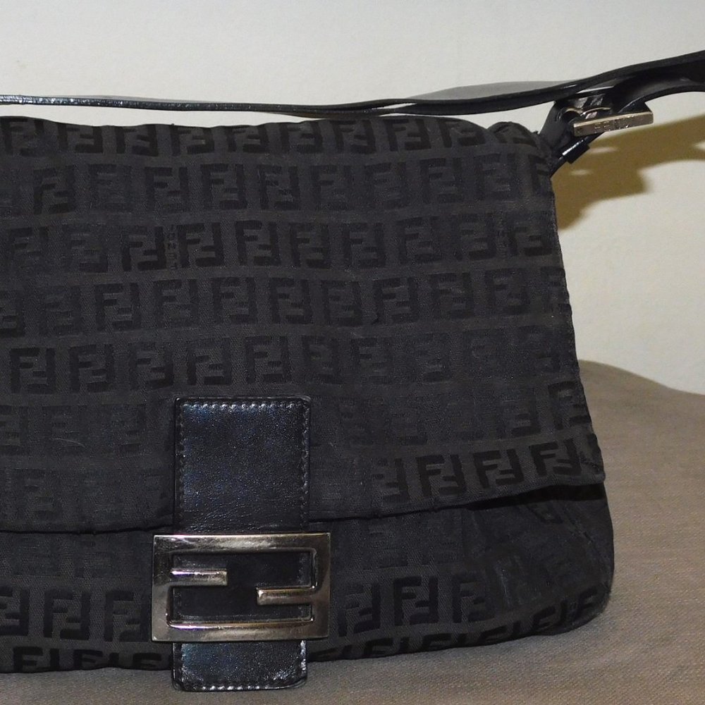 VTG ZUCCA Black Fendi Shoulder Bag
